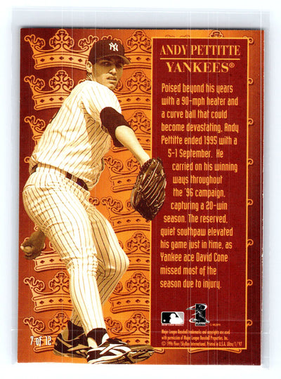 1997 Ultra #7 Andy Pettitte Season Crowns