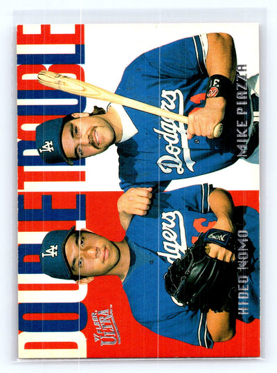 1997 Ultra #15 Hideo Nomo / Mike Piazza Double Trouble