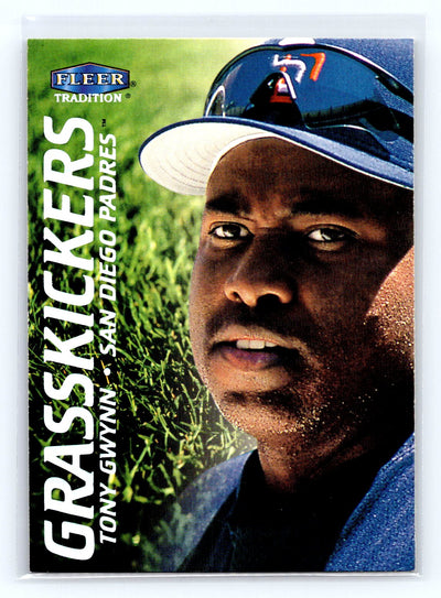 2000 Fleer Tradition #1 GK Tony Gwynn Grasskickers