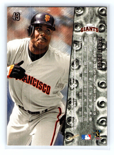 1999 Metal Universe #43 Barry Bonds