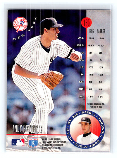 1996 Leaf #185 Andy Pettitte