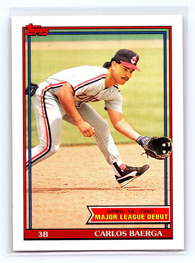 1991 Topps Major League Debut 1990 #8 Carlos Baerga