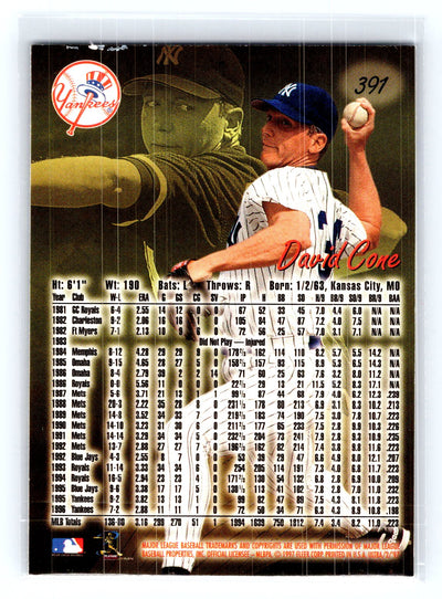 1997 Ultra #391 David Cone