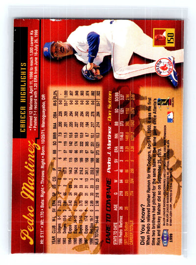 1999 Ultra #150 Pedro Martinez