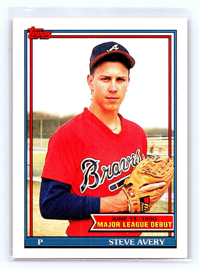 1991 Topps Major League Debut 1990 #6 Steve Avery