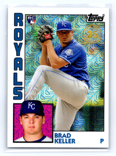 2019 Topps #T84-35 Brad Keller 1984 Topps Baseball 35th Anniversary Chrome Silver Pack (Series One)