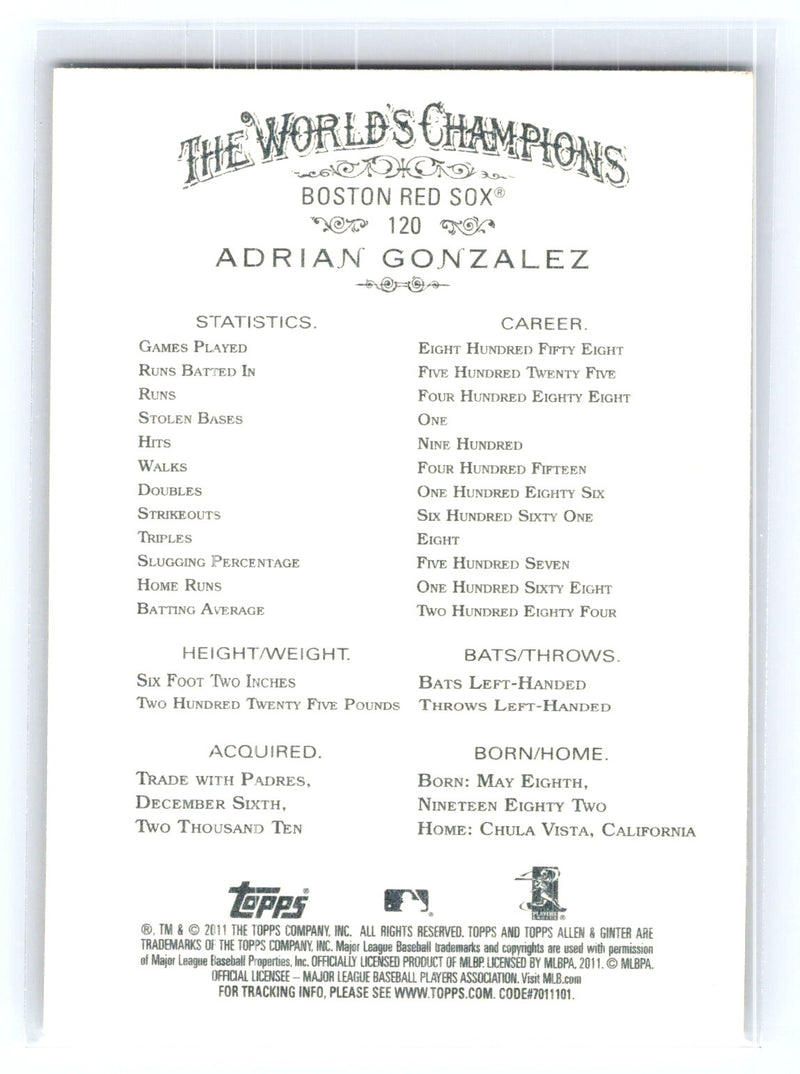 2011 Topps Allen & Ginter 