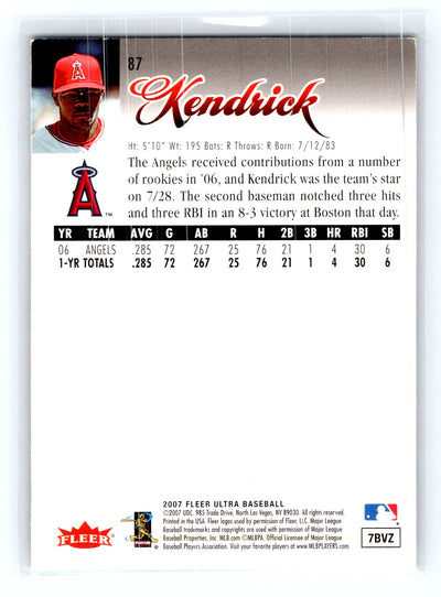 2007 Ultra #87 Howie Kendrick
