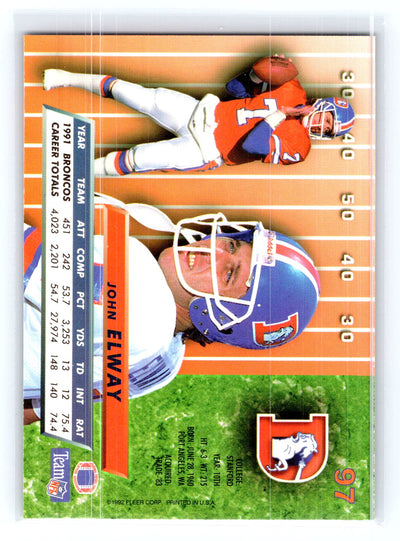 1992 Ultra #97 John Elway