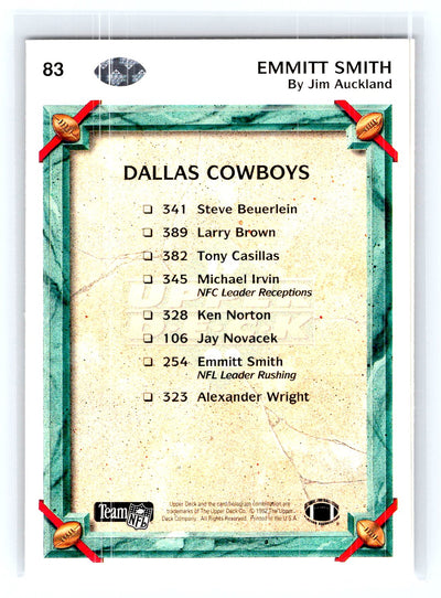 1992 Upper Deck #83 Emmitt Smith