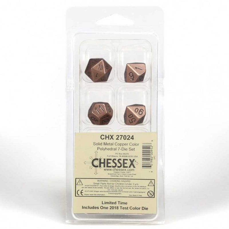 Metal Polyhedral Copper Set (7)