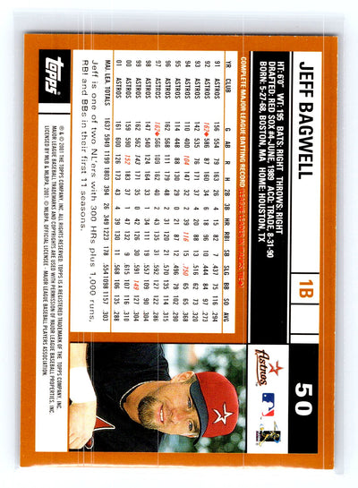 2002 Topps #50 Jeff Bagwell