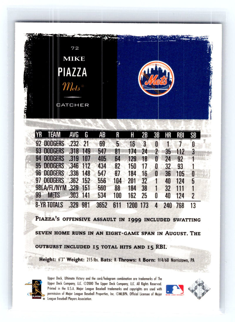 2000 Upper Deck Ultimate Victory 