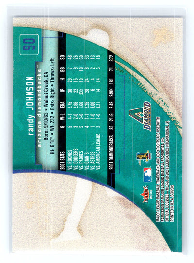 2002 Fleer E-X #90 Randy Johnson