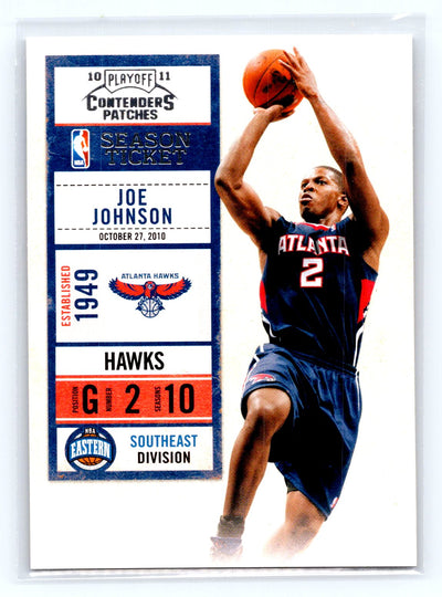 2010-11 Playoff Contenders Patches #85 Joe Johnson