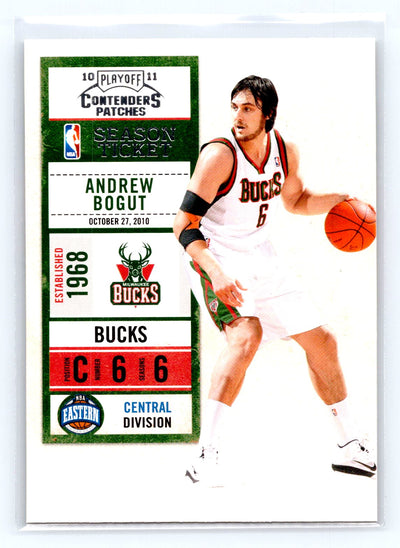 2010-11 Playoff Contenders Patches #81 Andrew Bogut
