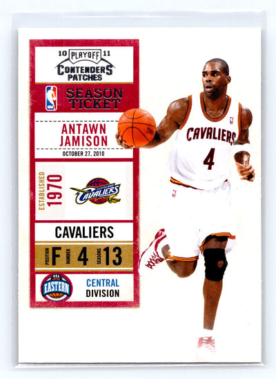 2010-11 Playoff Contenders Patches #76 Antawn Jamison