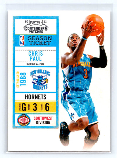 2010-11 Playoff Contenders Patches #46 Chris Paul