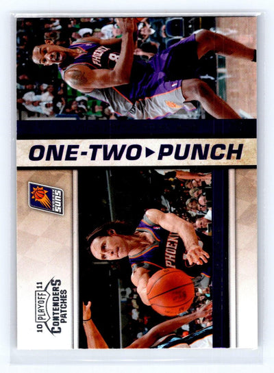 2010-11 Playoff Contenders Patches #25 Steve Nash / Channing Frye One-Two Punch