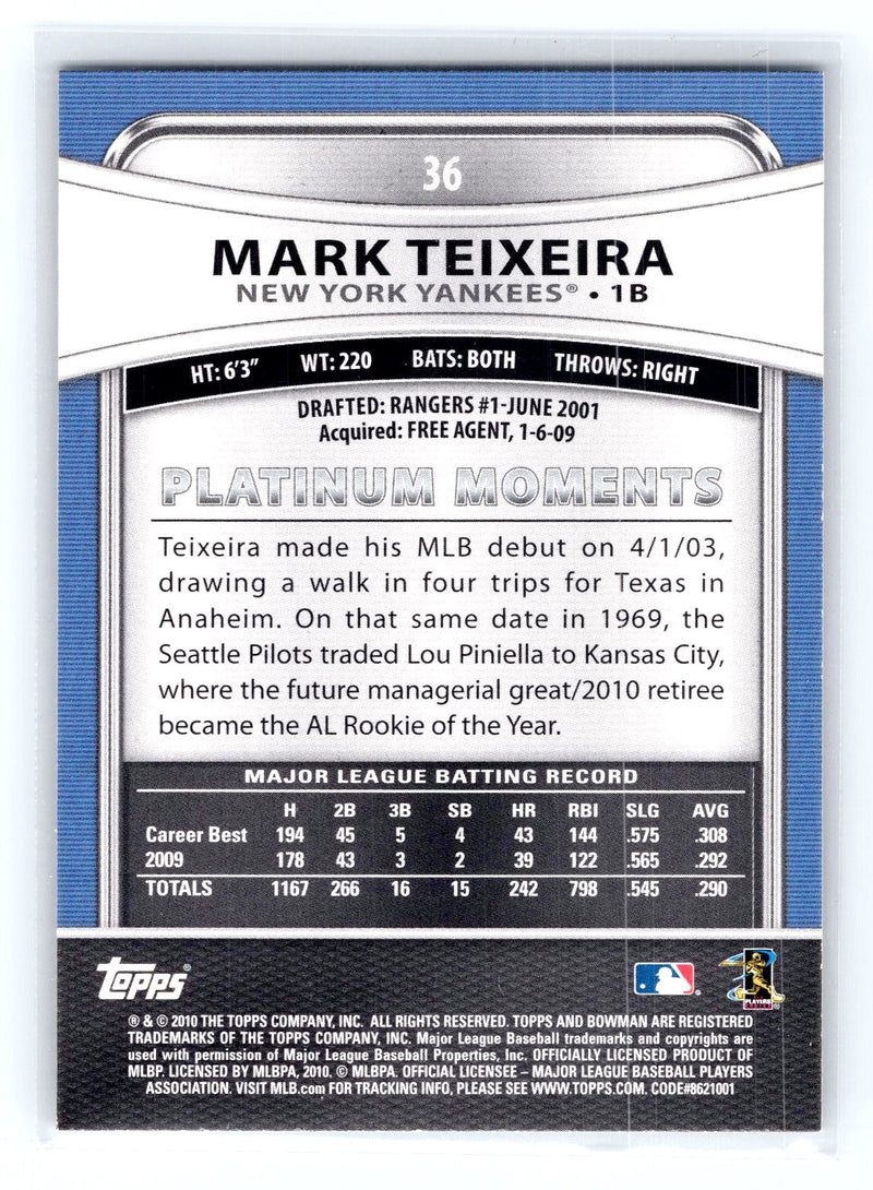 2010 Bowman Platinum 