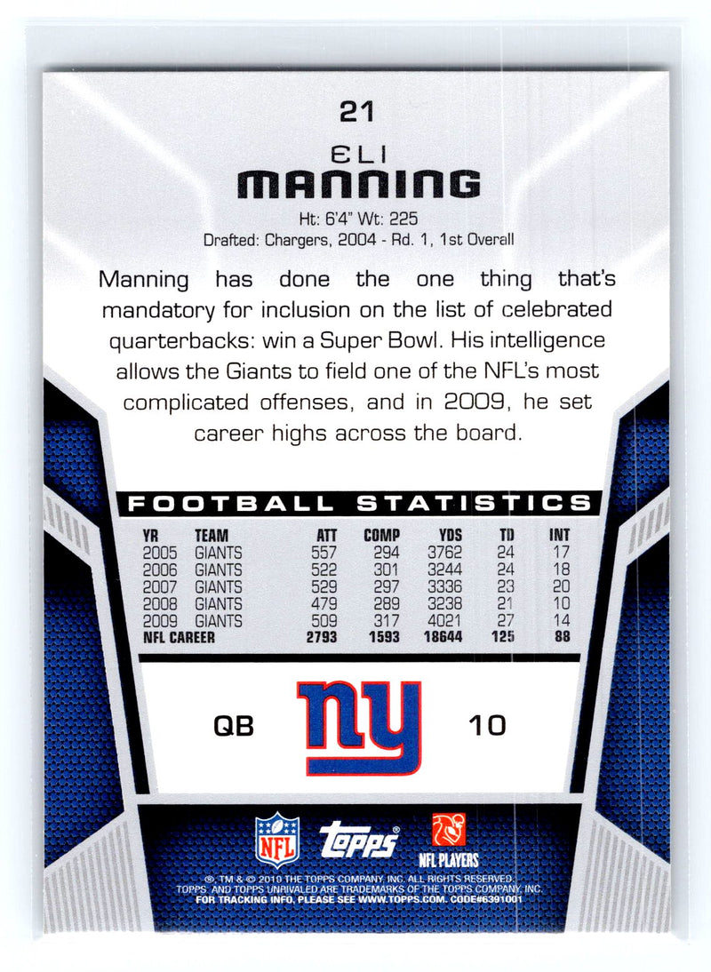 2010 Topps Unrivaled 
