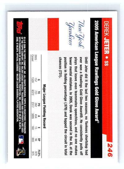 2006 Topps #246 Derek Jeter