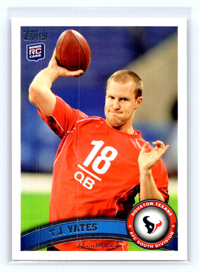 2011 Topps #74 T.J. Yates