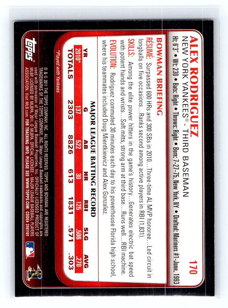 2011 Bowman 
