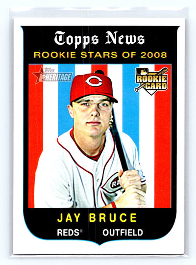 2008 Topps Heritage #547 Jay Bruce