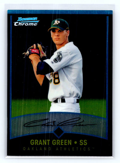 2011 Bowman Chrome #BCT7 Grant Green Bowman Chrome Throwbacks
