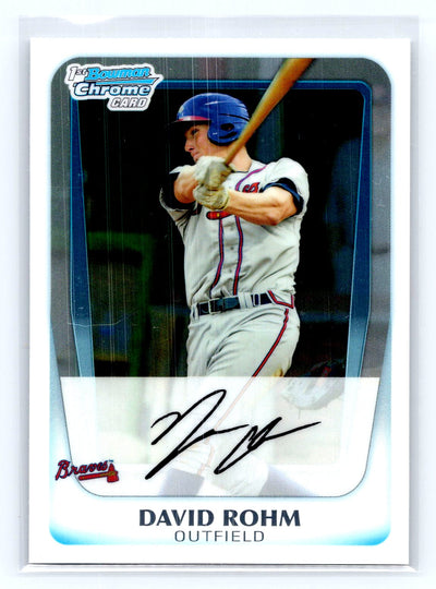2011 Bowman Chrome #BCP148 David Rohm Prospects
