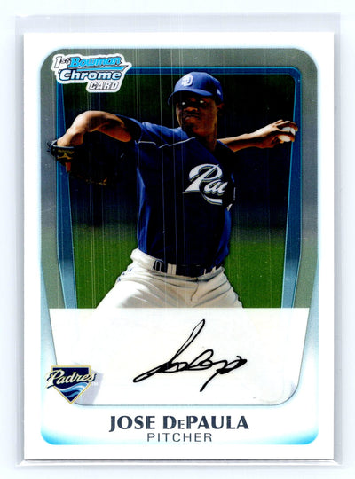 2011 Bowman Chrome #BCP119 Jose de Paula Prospects