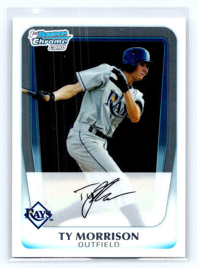 2011 Bowman Chrome #BCP140 Ty Morrison Prospects