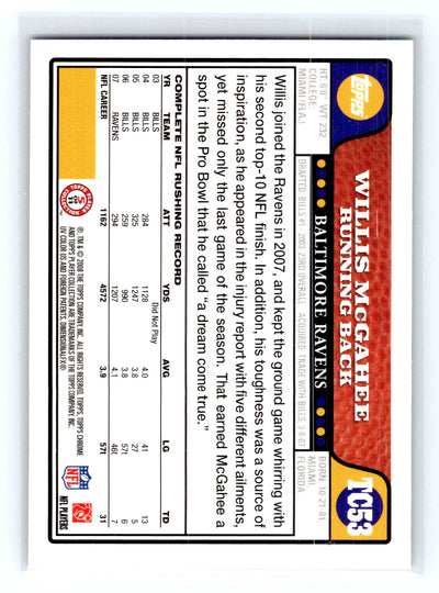 2008 Topps Chrome #TC53 Willis McGahee