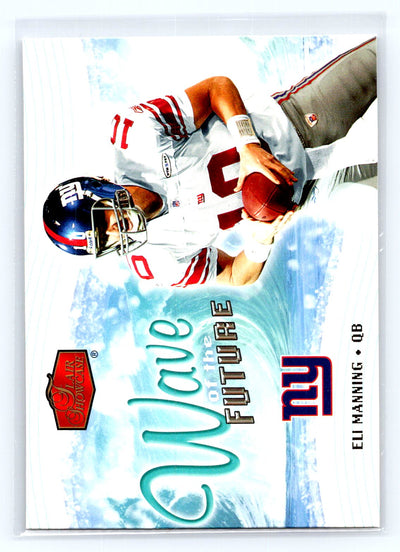 2006 Flair Showcase #WOTF8 Eli Manning Wave of the Future