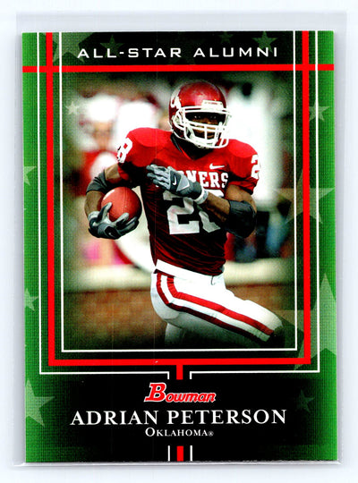 2009 Bowman Draft Picks #AA4 Adrian Peterson All-Star Alumni