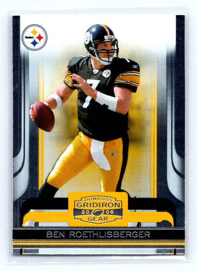 2006 Donruss Gridiron Gear #80 Ben Roethlisberger