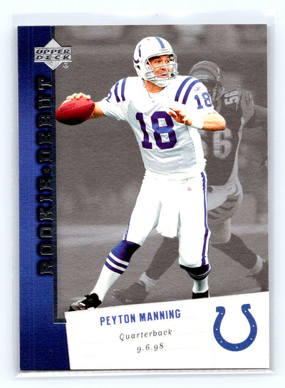 2006 Upper Deck Rookie Debut #42 Peyton Manning