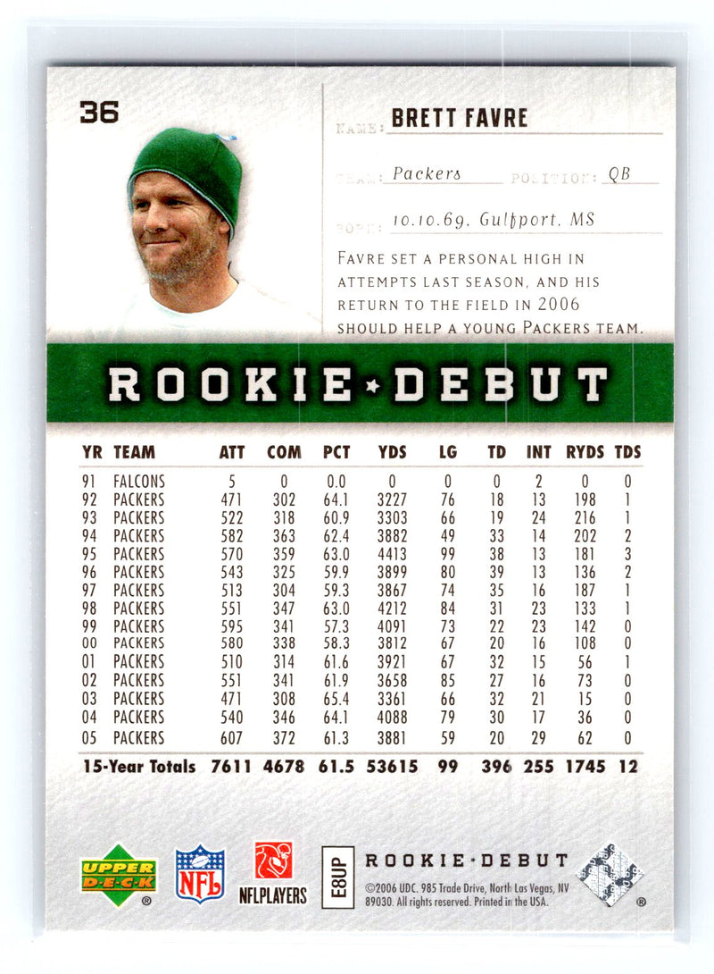 2006 Upper Deck Rookie Debut 