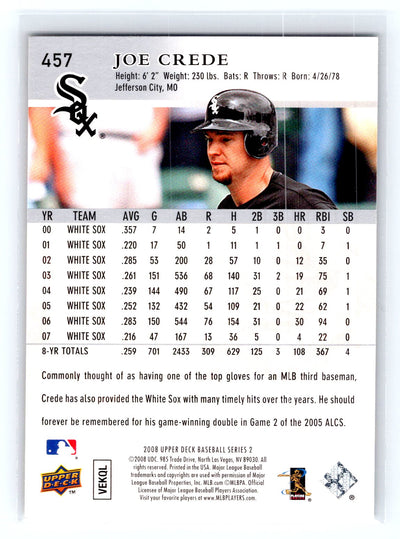 2008 Upper Deck #457 Joe Crede