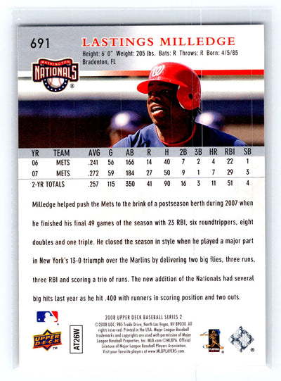 2008 Upper Deck #691 Lastings Milledge