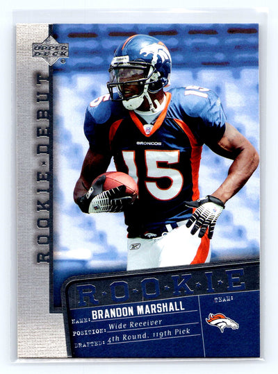 2006 Upper Deck Rookie Debut #137 Brandon Marshall