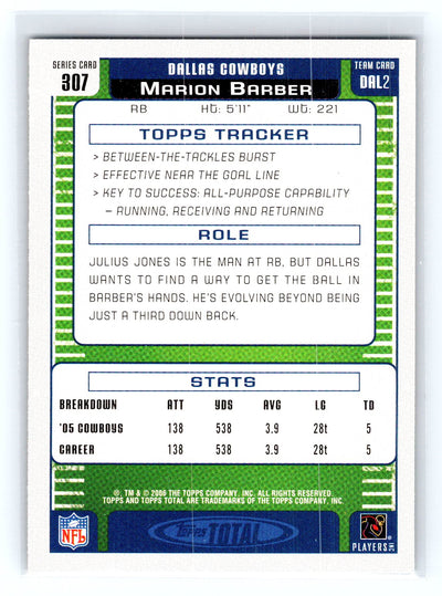 2006 Topps Total #307 Marion Barber