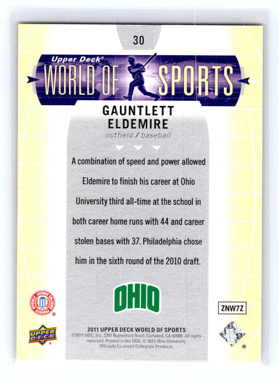 2011 Upper Deck World of Sports #30 Gauntlett Eldemire