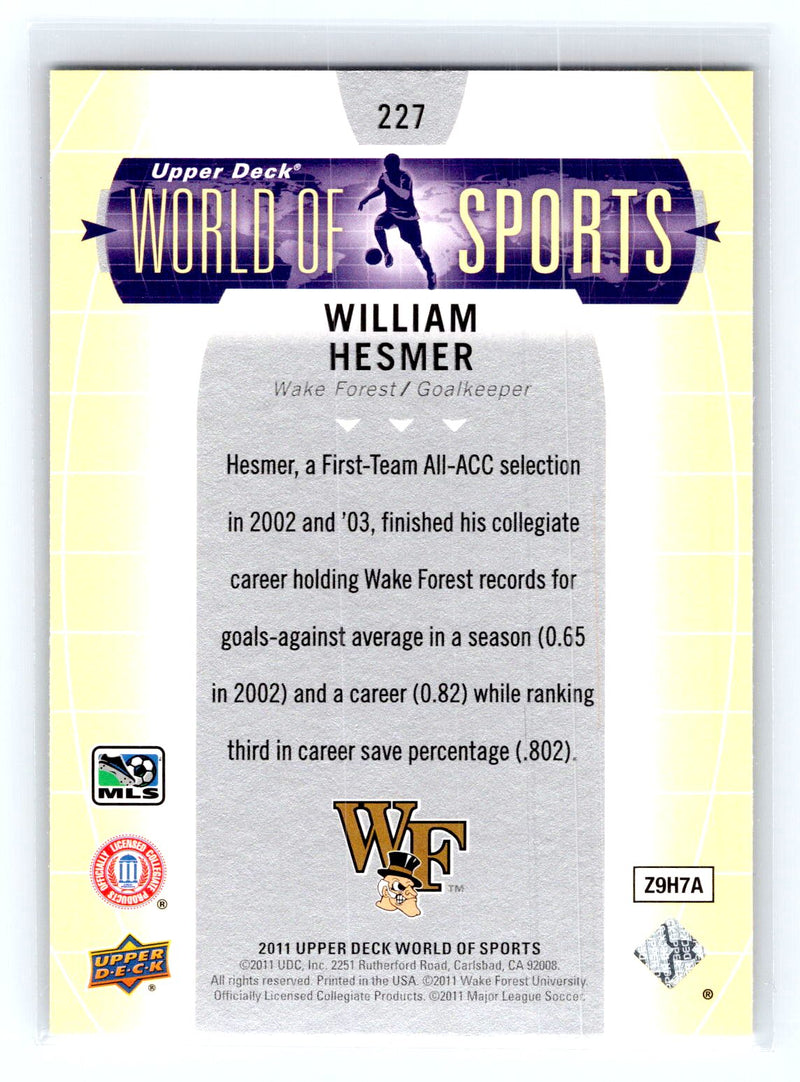 2011 Upper Deck World of Sports 