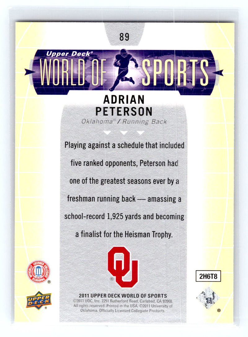 2011 Upper Deck World of Sports 