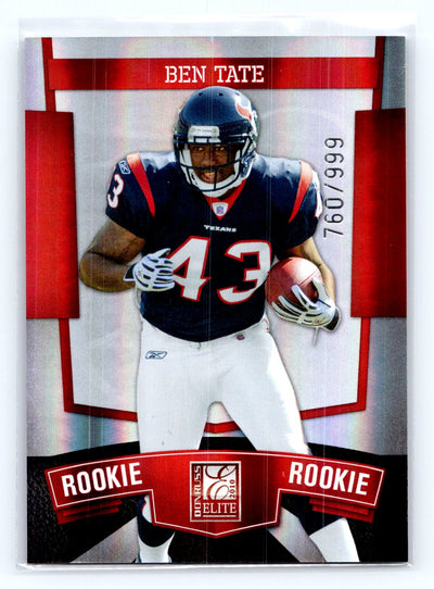 2010 Donruss Elite #105 Ben Tate #/999