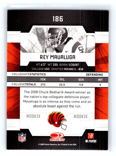 2009 Donruss Elite #186 Rey Maualuga #/999