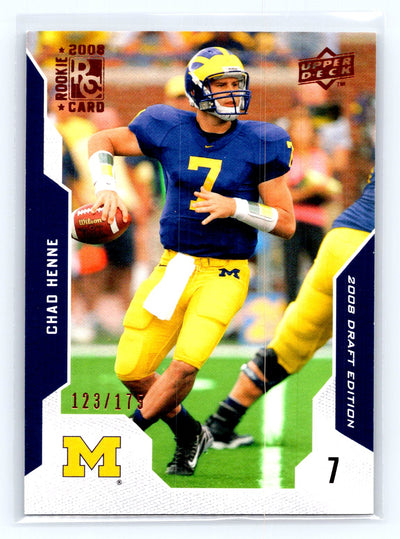 2008 Upper Deck Draft Edition #12 Chad Henne Red