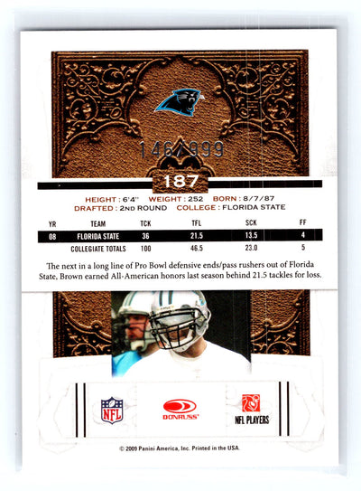 2009 Donruss Classics #187 Everette Brown #/999